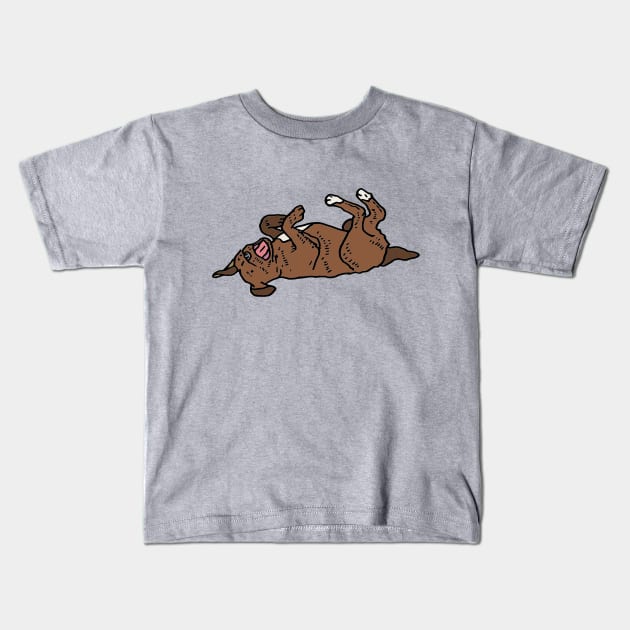 Staffy illustration Kids T-Shirt by JennyGreneIllustration